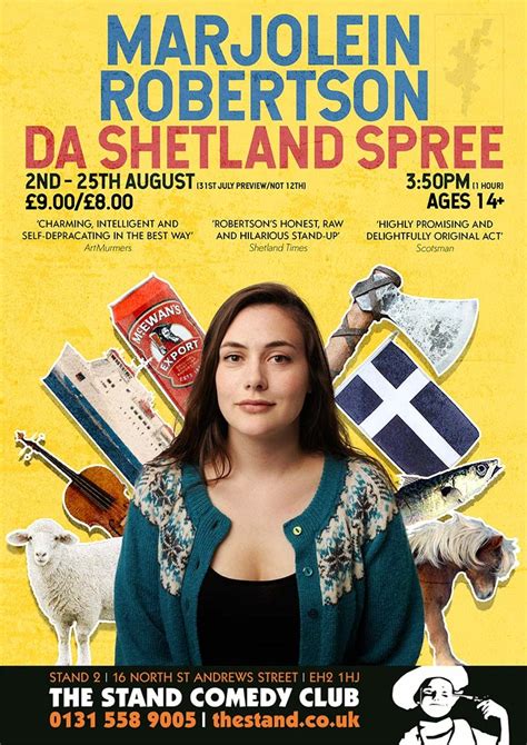 marjolein robertson da shetland spree comedy poster awards 2019