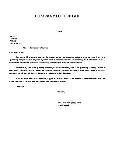 Ielts letter sample | a letter to your manager. Service Contract Cancellation Letter Sample Database ...
