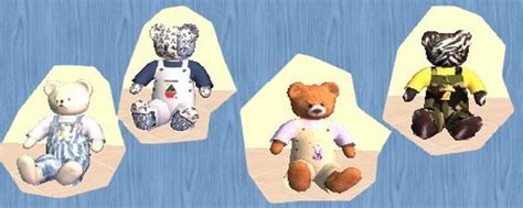 Mod The Sims 4 Recolors Of Teddy Bear