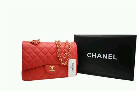 Jumbo Red Chanel Chanel Red Chanel Shoulder Bag