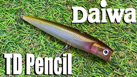 Daiwa Td Pencil Fmagazin Youtube