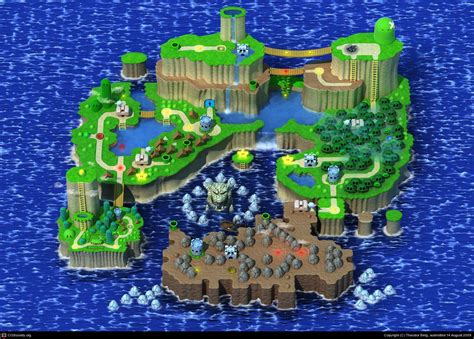 Super Mario World Complete Map Map 2023
