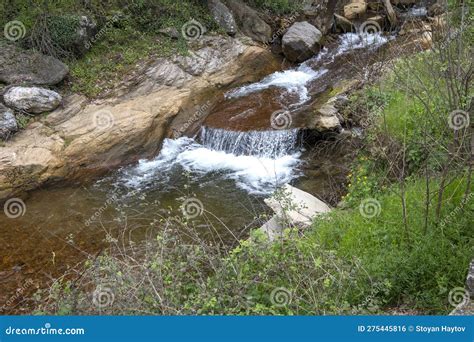 Waterfall At Crazy Mary River Belasitsa Mountain Bulgaria Stock Photo