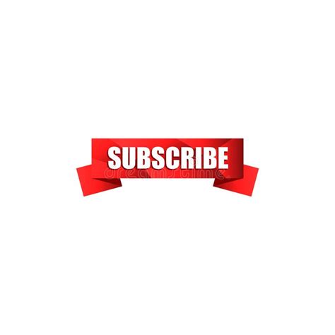 Vector Graphic Of Subscribe Red Button Perfect For Video Or Social