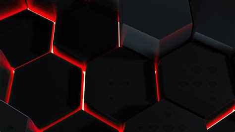 2560x1440 Lava Polygon Glowing 3d Abstract 4k 1440p Resolution Hd 4k