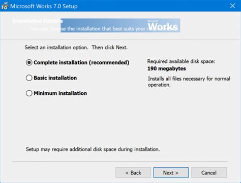 Как установить и запустить Microsoft Works в Windows 10 Загрузки