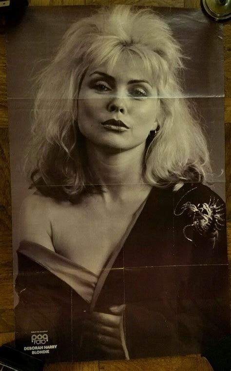 Pop Poster 1977 Blondie Debbie Harry Blondie Tour Deborah Harry