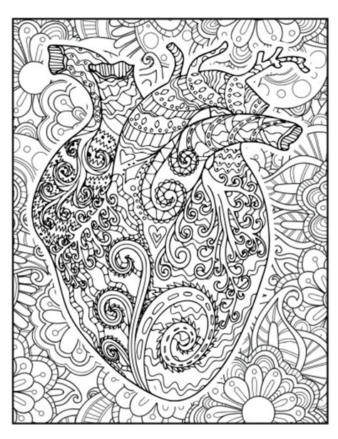 Adult Coloring Book Tattoo Design Adult Coloring Books Etsy