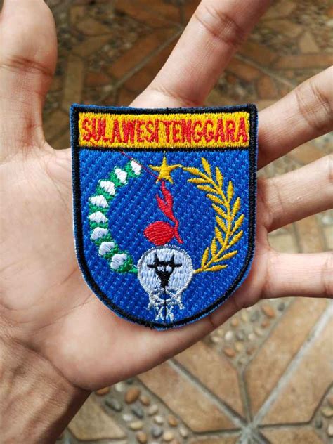 Jual Badge Kwarda Sulawesi Tenggara Bordir Kwartir Daerah Pramuka Di