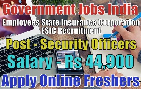 Objections through any other means/modes/channel shall not be entertained by esic. ESIC Recruitment 2018 for 539 Security Officers Apply Online Now | Government Jobs India ...