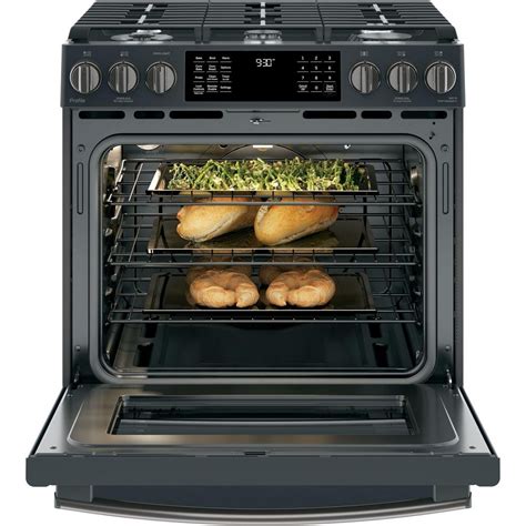 Ge Profile Series 30 Slide In Front Control Gas Range Oven