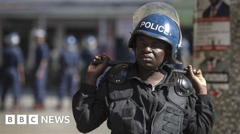 Zimbabwe Police Hunt For Opposition Mdc Officials Bbc News