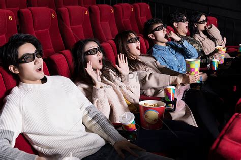 Young People Watching Movies In Cinemas Picture And Hd Photos Free