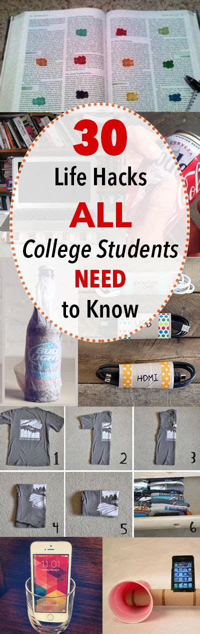 30 Life Hacks All College Students Need To Know Society19 College