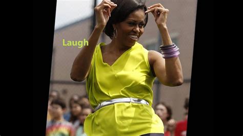 Michelle Obama Dancing At Dc School Doing The Dougie Youtube