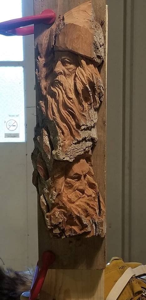 pin  scott longpre  cottonwood bark carvings wood