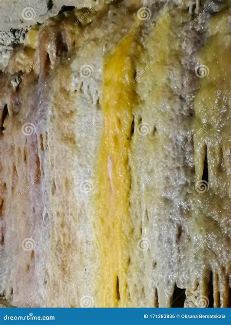 Stalactite Growths In A Cave Stock Photo Image Of Stalactite Growths
