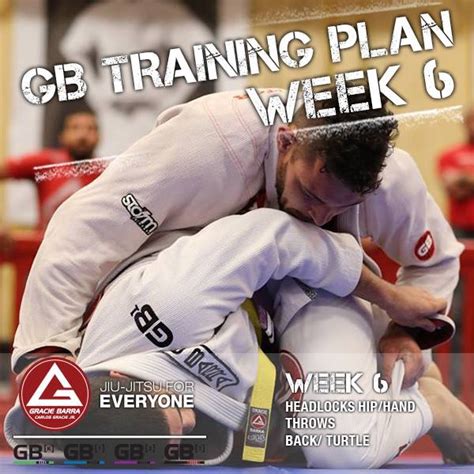 Gb Training Plan Week 6 Gracie Barra