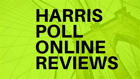 Therefore you must be careful while using the website and make sure that you ignore any offers that look too good to be true. harris poll online reviews - YouTube