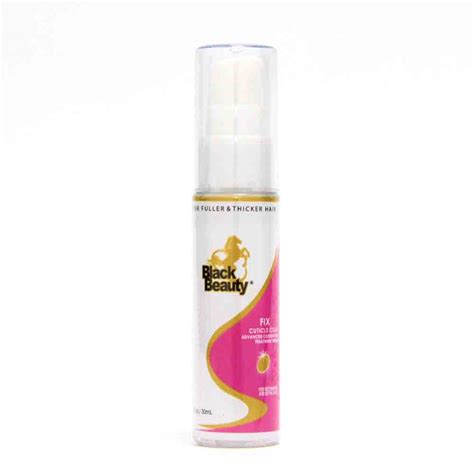 Black Beauty Fix Hair Repair With Cuticle Coat 30ml All Day Supermarket