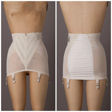 1950s Playtex White Open Bottom Girdle With By Bloomersandfrocks
