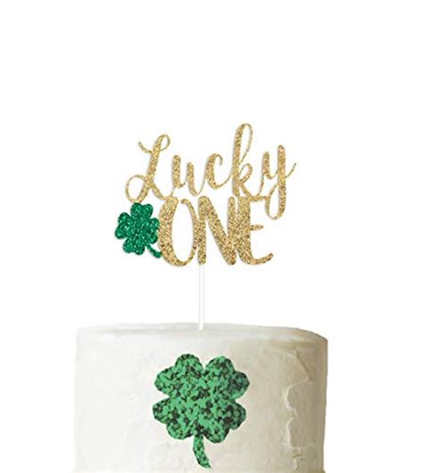 Lucky One Cake Topper Lucky One Birthday Lucky One Glitter Etsy