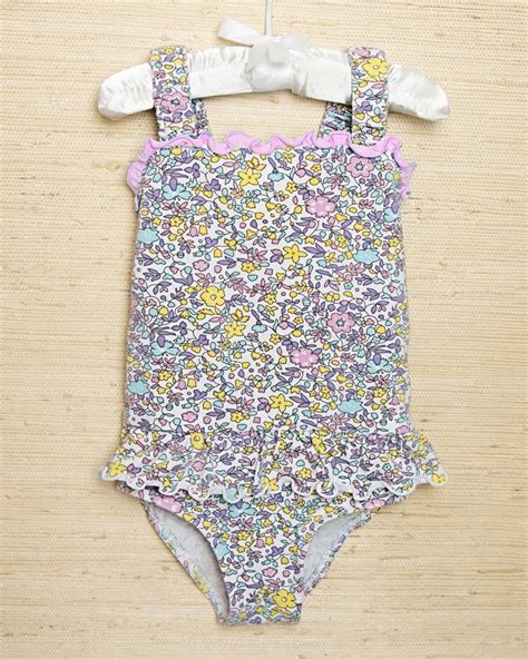 Floral Knit Swim Suit Smockingbird In 2020 Floral Knit Swimsuits