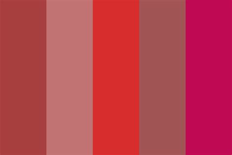 Shades Of Red Pallet Color Palette