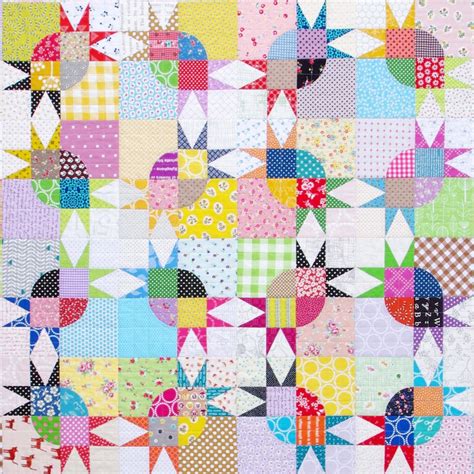 200 paper hexagons templates for patchwork english paper piecing 2 inch sides. Pickle Dish Variation Quilt - Templates and Foundation ...