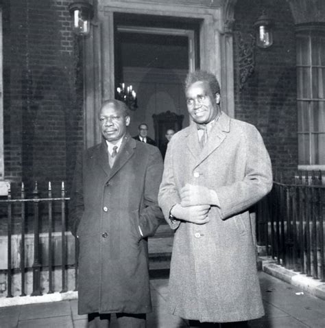 Kenneth Kaunda And Nkumbula At Admiralty House In London 25 March 1963