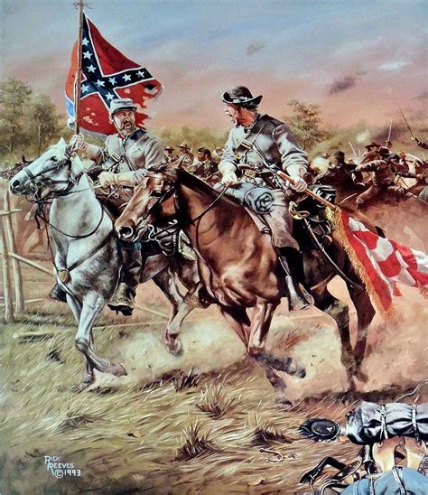 Image Cavalry Of North Virginia By Rick Reeves Civil War Artwork Civil