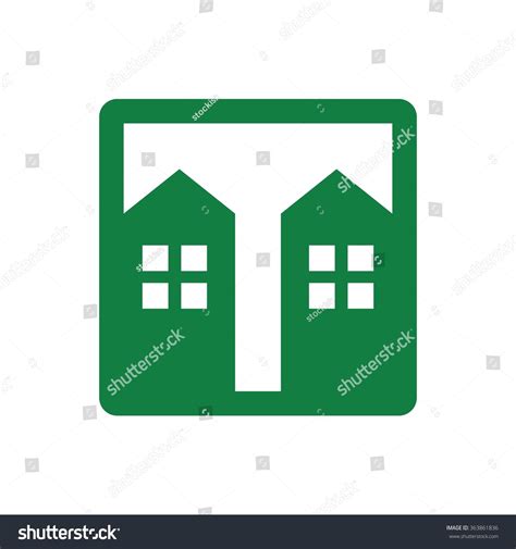 Letter T Home Logo Vector Stock Vector Royalty Free 363861836