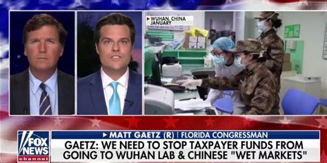 House to this just in: Rep. Matt Gaetz Exposes U.S. Funding for Wuhan Bio-Lab (VIDEO)