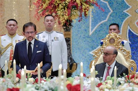 His Majesty Lauds 40 Years Bilateral Relationship With Singapore The