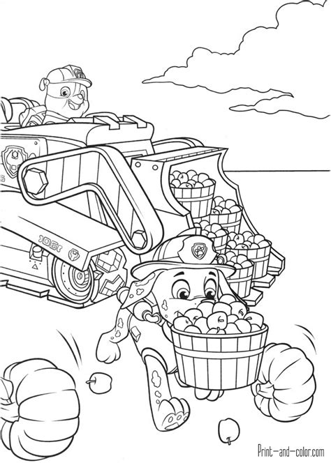 Sea Paw Patrol Coloring Pages Printable Coloring Pages