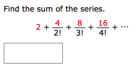 solved find the sum of the series s 3 3 ln 5 3 ln