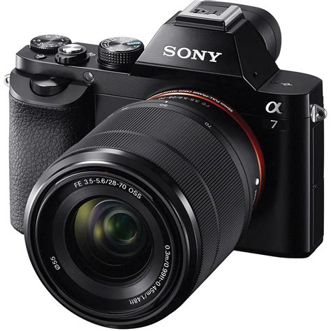 sony alpha a7 mirrorless digital camera with fe 28 70mm ilce7k b