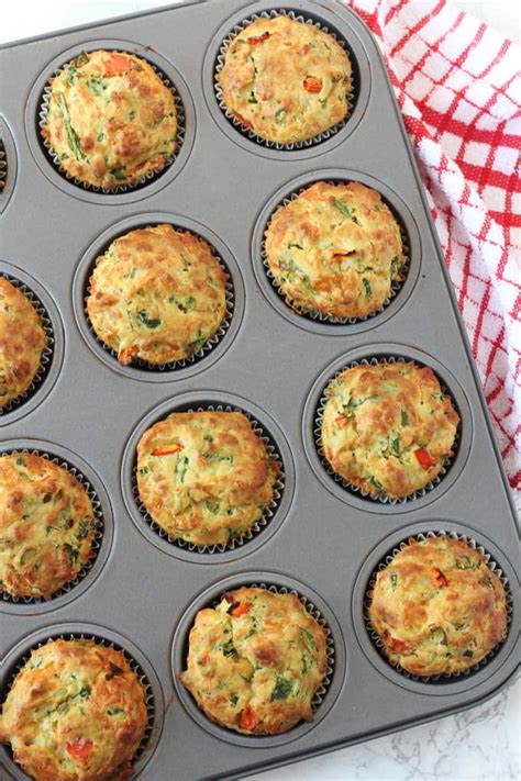 Spinach And Cheese Savoury Lunchbox Muffins My Fussy Eater