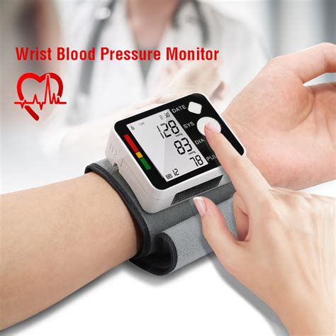 Wearable Digital Wrist Blood Pressure Monitor Heart Beat Rate Pulse Bp