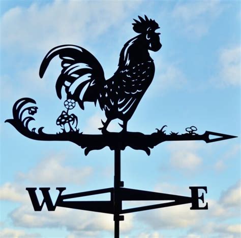 Extra Large Rooster Weathervane With Roof Mount Ebay