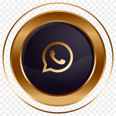 Luxury Golden Black Whatsapp Logo Design Clipart Png Similar Png