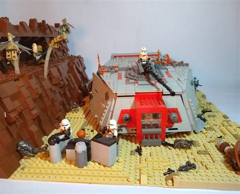 Lego Star Wars Moc Second Battle Of Geonosis A Photo On Flickriver