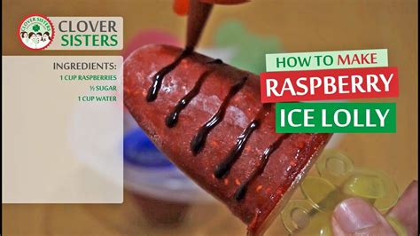 Homemade Raspberry Ice Lolly Youtube