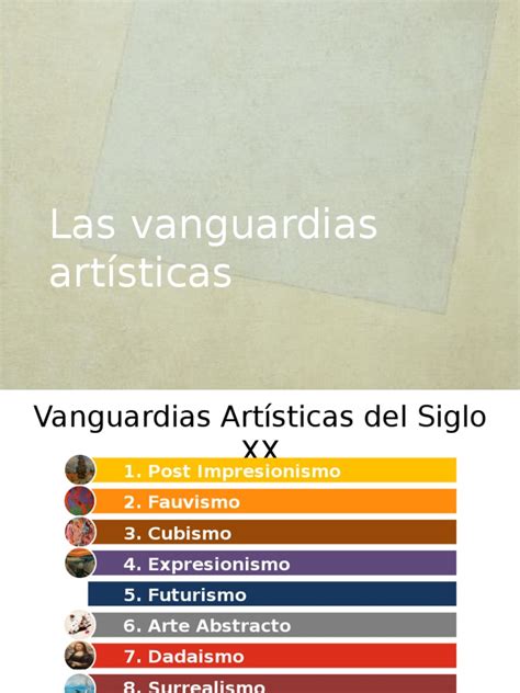 Las Vanguardias Artisticas Pdf Arte Abstracto Vanguardia