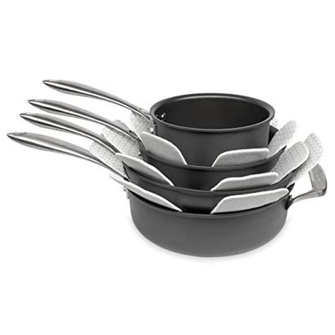 pan pot protectors long inches gray non perfect cookware pans avoid diameter accessories