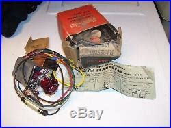 Vintage Nos Automobile Hazard Flasher Warning Light Switch Flarestat