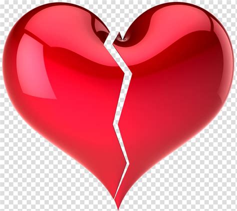 Broken Heart Heart With Background Transparent Background Png Clipart