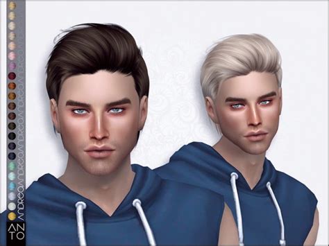 The Sims Resource Reload Hair By Anto Sims 4 Hairs