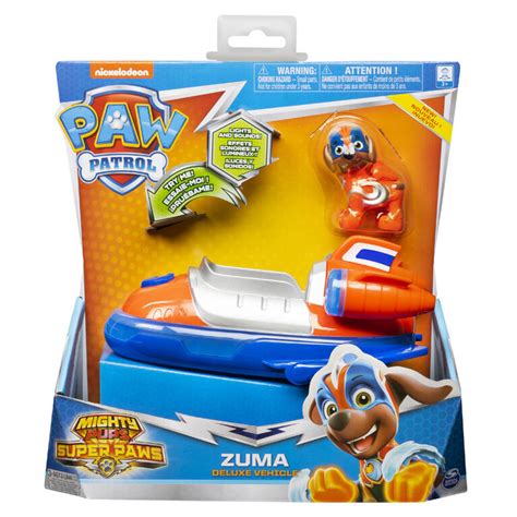 Paw Patrol Mighty Pups Super Paws Zumas Deluxe Vehicle With Lights