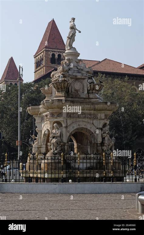 Flora Fountain At Fort Area In Mumbai India Stock Photo Alamy